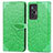 Handytasche Stand Schutzhülle Flip Leder Hülle Modisch Muster S04D für Vivo X70 5G Grün
