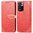 Handytasche Stand Schutzhülle Flip Leder Hülle Modisch Muster S04D für Xiaomi Mi 11i 5G (2022) Rot
