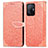 Handytasche Stand Schutzhülle Flip Leder Hülle Modisch Muster S04D für Xiaomi Mi 11T 5G Orange