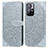 Handytasche Stand Schutzhülle Flip Leder Hülle Modisch Muster S04D für Xiaomi Poco M4 Pro 5G Grau