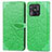 Handytasche Stand Schutzhülle Flip Leder Hülle Modisch Muster S04D für Xiaomi Redmi 10 India Grün