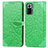Handytasche Stand Schutzhülle Flip Leder Hülle Modisch Muster S04D für Xiaomi Redmi Note 10 Pro 4G Grün