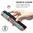 Handytasche Stand Schutzhülle Flip Leder Hülle Modisch Muster S06D für Samsung Galaxy S21 FE 5G