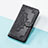 Handytasche Stand Schutzhülle Flip Leder Hülle Modisch Muster S07D für Motorola Moto G53j 5G