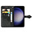 Handytasche Stand Schutzhülle Flip Leder Hülle Modisch Muster S07D für Samsung Galaxy S21 FE 5G