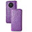 Handytasche Stand Schutzhülle Flip Leder Hülle Modisch Muster S09D für Huawei Nova 8i Violett