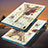 Handytasche Stand Schutzhülle Flip Leder Hülle Modisch Muster Y01B für Apple iPad Pro 10.5 Weiß