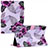 Handytasche Stand Schutzhülle Flip Leder Hülle Modisch Muster Y02B für Apple iPad Pro 11 (2021) Violett