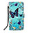 Handytasche Stand Schutzhülle Flip Leder Hülle Modisch Muster Y02B für Samsung Galaxy A73 5G Hellblau