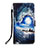 Handytasche Stand Schutzhülle Flip Leder Hülle Modisch Muster Y02B für Xiaomi POCO C31 Königs Blau