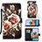 Handytasche Stand Schutzhülle Flip Leder Hülle Modisch Muster Y02B für Xiaomi Redmi Note 10 Pro 4G