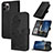 Handytasche Stand Schutzhülle Flip Leder Hülle Modisch Muster Y02X für Apple iPhone 13 Pro Max