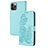 Handytasche Stand Schutzhülle Flip Leder Hülle Modisch Muster Y02X für Apple iPhone 15 Pro