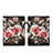Handytasche Stand Schutzhülle Flip Leder Hülle Modisch Muster Y03B für Apple iPad Pro 11 (2022) Rot
