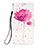 Handytasche Stand Schutzhülle Flip Leder Hülle Modisch Muster Y03B für Samsung Galaxy A02 Rosa