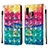 Handytasche Stand Schutzhülle Flip Leder Hülle Modisch Muster Y03B für Samsung Galaxy A10e