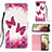Handytasche Stand Schutzhülle Flip Leder Hülle Modisch Muster Y03B für Samsung Galaxy A12 5G Pink
