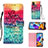 Handytasche Stand Schutzhülle Flip Leder Hülle Modisch Muster Y03B für Samsung Galaxy A21s
