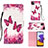 Handytasche Stand Schutzhülle Flip Leder Hülle Modisch Muster Y03B für Samsung Galaxy A22 5G Pink