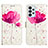 Handytasche Stand Schutzhülle Flip Leder Hülle Modisch Muster Y03B für Samsung Galaxy A23 5G Rosa