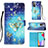 Handytasche Stand Schutzhülle Flip Leder Hülle Modisch Muster Y03B für Samsung Galaxy A52 4G