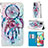 Handytasche Stand Schutzhülle Flip Leder Hülle Modisch Muster Y03B für Samsung Galaxy A71 4G A715