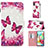 Handytasche Stand Schutzhülle Flip Leder Hülle Modisch Muster Y03B für Samsung Galaxy A71 4G A715 Pink