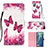 Handytasche Stand Schutzhülle Flip Leder Hülle Modisch Muster Y03B für Samsung Galaxy Note 20 5G Pink