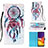 Handytasche Stand Schutzhülle Flip Leder Hülle Modisch Muster Y03B für Samsung Galaxy Quantum2 5G Plusfarbig