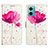 Handytasche Stand Schutzhülle Flip Leder Hülle Modisch Muster Y03B für Xiaomi Redmi 10 5G Rosa