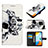 Handytasche Stand Schutzhülle Flip Leder Hülle Modisch Muster Y03B für Xiaomi Redmi 10 India