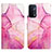 Handytasche Stand Schutzhülle Flip Leder Hülle Modisch Muster Y04B für Oppo A54 5G Pink