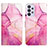 Handytasche Stand Schutzhülle Flip Leder Hülle Modisch Muster Y04B für Samsung Galaxy A72 4G Pink