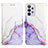 Handytasche Stand Schutzhülle Flip Leder Hülle Modisch Muster Y04B für Samsung Galaxy A72 4G Violett