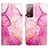 Handytasche Stand Schutzhülle Flip Leder Hülle Modisch Muster Y04B für Samsung Galaxy S20 FE 4G Pink