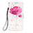 Handytasche Stand Schutzhülle Flip Leder Hülle Modisch Muster Y04B für Samsung Galaxy S23 5G Rosa