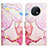 Handytasche Stand Schutzhülle Flip Leder Hülle Modisch Muster Y04B für Xiaomi Redmi Note 9T 5G Rosa