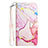 Handytasche Stand Schutzhülle Flip Leder Hülle Modisch Muster Y05B für Samsung Galaxy A32 5G Rosa