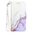 Handytasche Stand Schutzhülle Flip Leder Hülle Modisch Muster Y05B für Samsung Galaxy A32 5G Violett