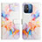 Handytasche Stand Schutzhülle Flip Leder Hülle Modisch Muster YB1 für Xiaomi Redmi 12C 4G Blau