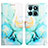 Handytasche Stand Schutzhülle Flip Leder Hülle Modisch Muster YB4 für Huawei Honor X8b