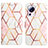 Handytasche Stand Schutzhülle Flip Leder Hülle Modisch Muster YB4 für Xiaomi Mi 12 Lite NE 5G Weiß