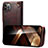 Handytasche Stand Schutzhülle Flip Leder Hülle MT1 für Apple iPhone 15 Pro