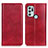 Handytasche Stand Schutzhülle Flip Leder Hülle N01P für Motorola Moto G60s Rot