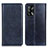 Handytasche Stand Schutzhülle Flip Leder Hülle N01P für Oppo F19 Blau
