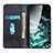 Handytasche Stand Schutzhülle Flip Leder Hülle N01P für Samsung Galaxy A03