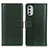 Handytasche Stand Schutzhülle Flip Leder Hülle N02P für Motorola Moto E32s Grün
