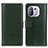 Handytasche Stand Schutzhülle Flip Leder Hülle N02P für Xiaomi Mi 11 Pro 5G Grün