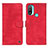 Handytasche Stand Schutzhülle Flip Leder Hülle N03P für Motorola Moto E20 Rot