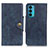 Handytasche Stand Schutzhülle Flip Leder Hülle N03P für Motorola Moto Edge 20 5G Blau